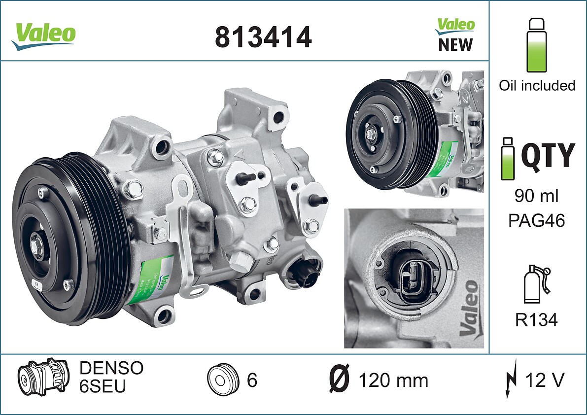 Valeo 813414 Airco compressor