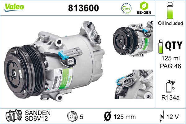 Valeo 813600 Airco compressor