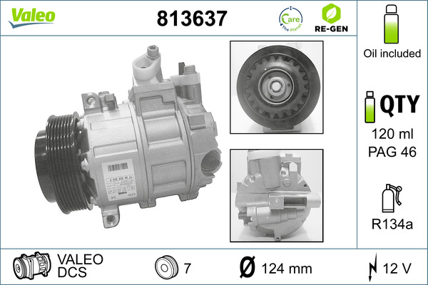 Valeo 813637 Airco compressor