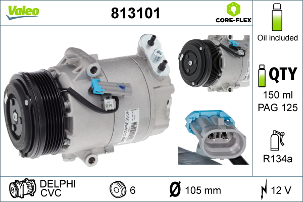 Valeo 813101 Airco compressor