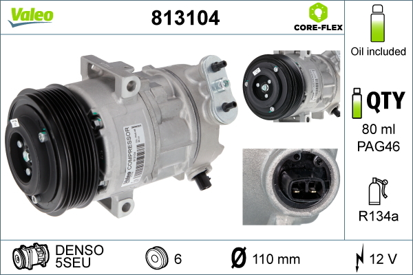 Valeo 813104 Airco compressor