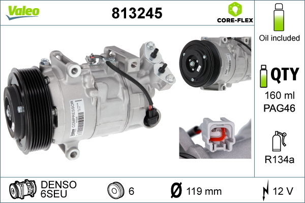 Valeo 813245 Airco compressor