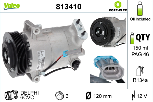 Valeo 813410 Airco compressor