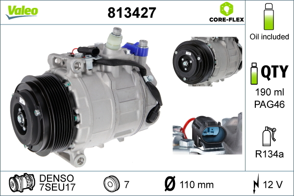 Valeo 813427 Airco compressor