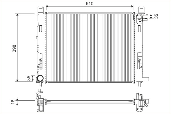 Valeo 701120 Radiateur