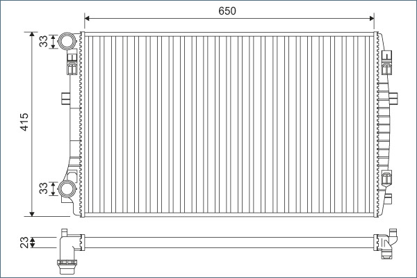 Valeo 701129 Radiateur