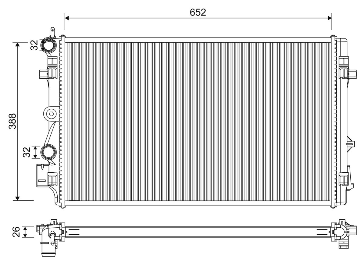Valeo 701331 Radiateur