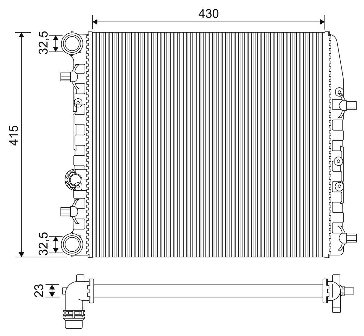 Valeo 733062 Radiateur
