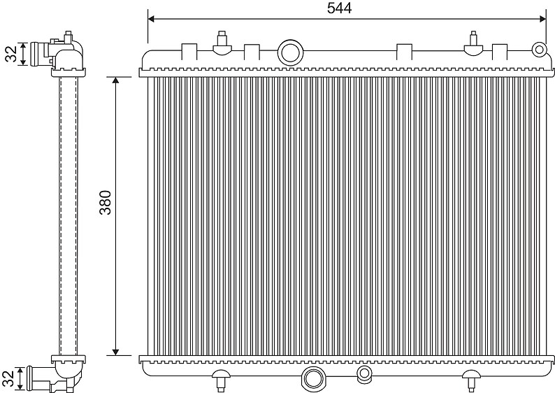 Valeo 734338 Radiateur