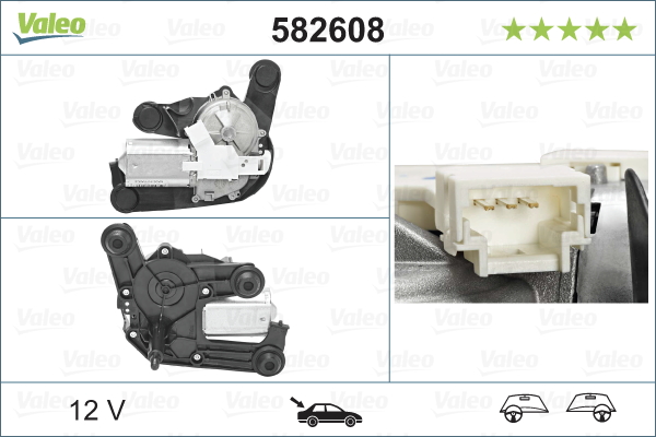 Valeo 582608 Ruitenwissermotor