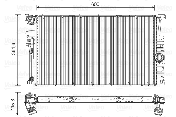 Valeo 735453 Radiateur