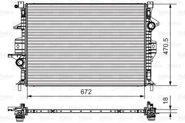 Valeo 735550 Radiateur