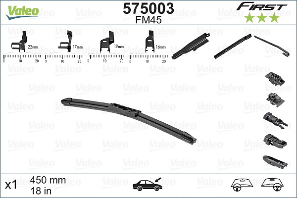 Valeo 575003 Ruitenwisserblad