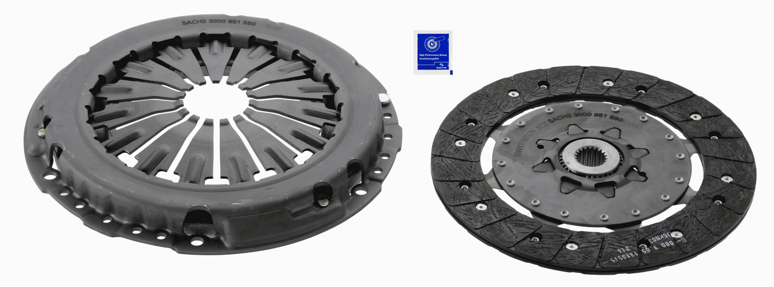Sachs 3000 951 550 Koppelingskit