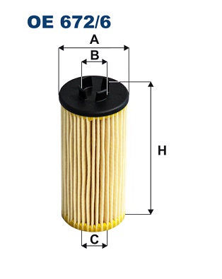 Filtron OE 672/6 Oliefilter