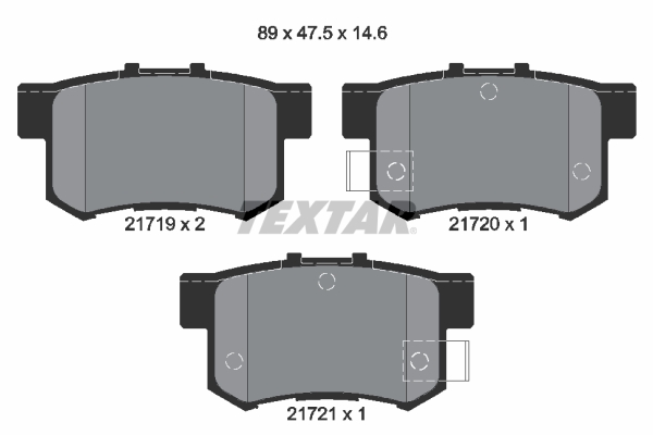Textar 2171901 Remblokset