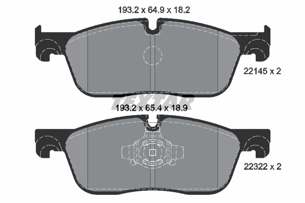 Textar 2214501 Remblokset