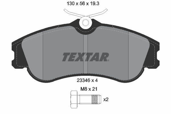 Textar 2334602 Remblokset