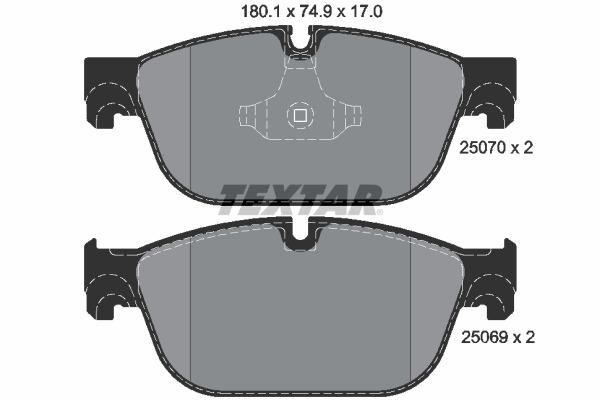 Textar 2507001 Remblokset
