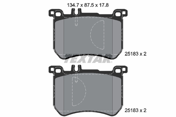 Textar 2518301 Remblokset