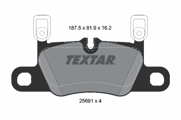 Textar 2569103 Remblokset