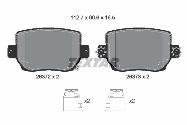 Textar 2637201 Remblokset