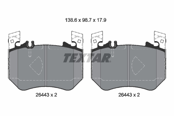Textar 2644301 Remblokset
