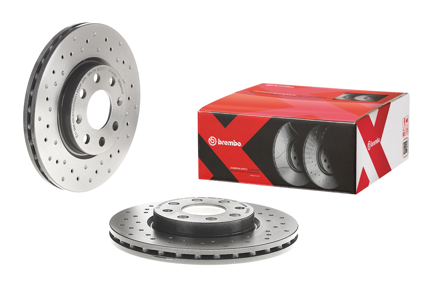 Brembo 09.5843.3X Remschijf