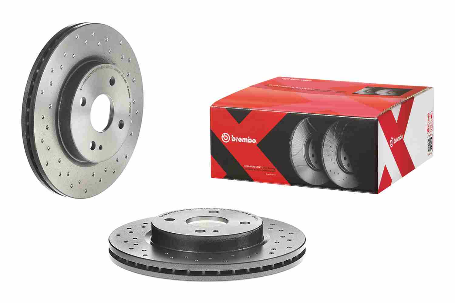 Brembo 09.A968.1X Remschijf