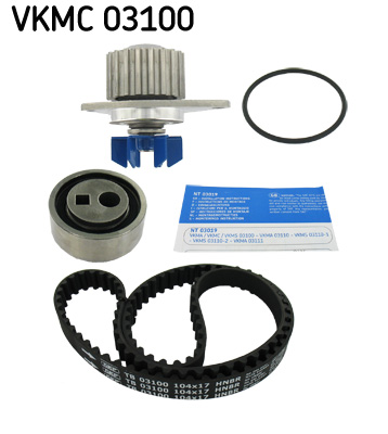 SKF VKMC 03100 Distributieriem kit incl.waterpomp
