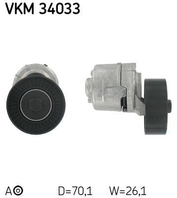 SKF VKM 34033 Spanner poly V-riem