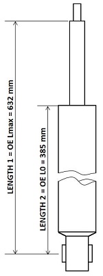 KYB 343328 Schokdemper