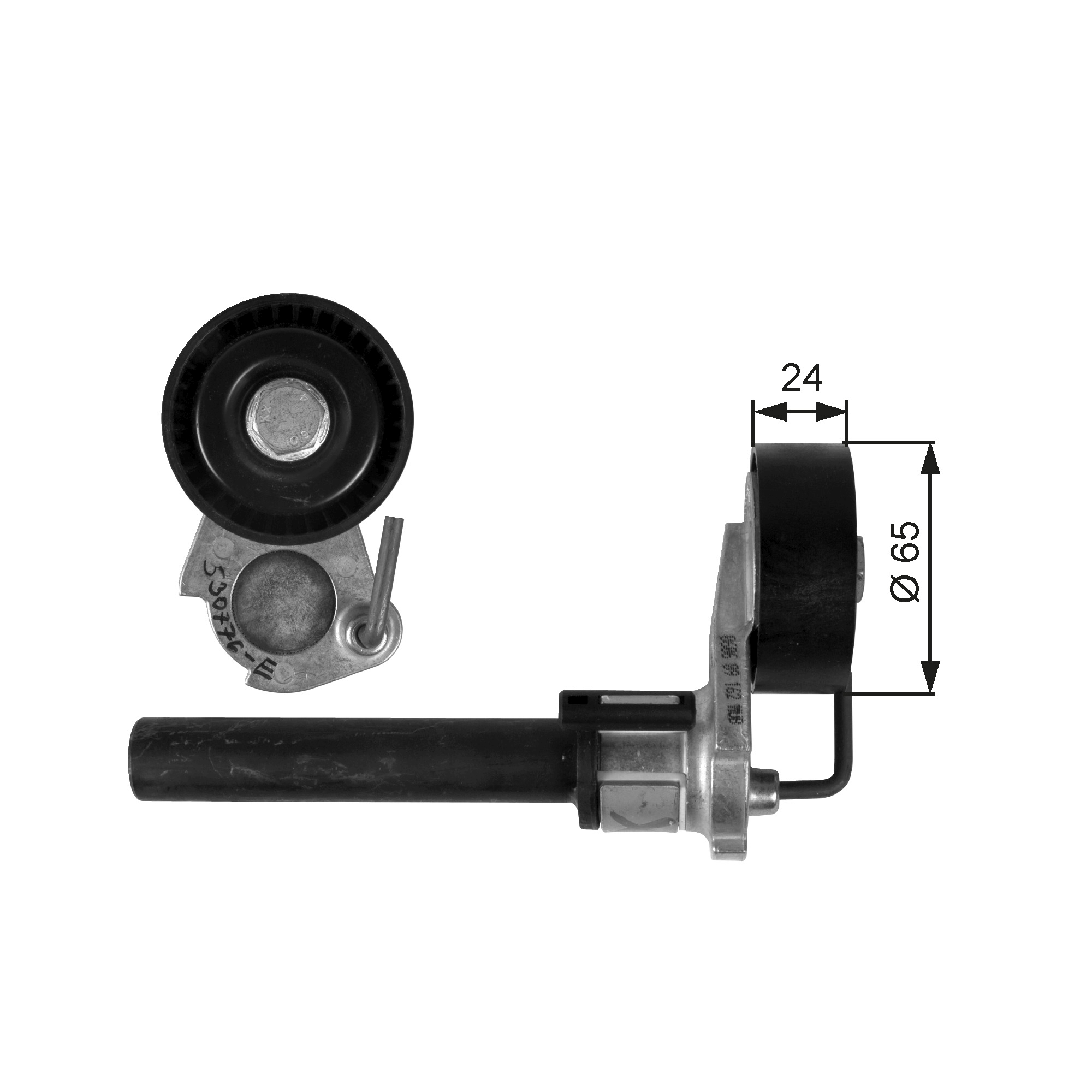 Gates T39087 Spanner poly V-riem