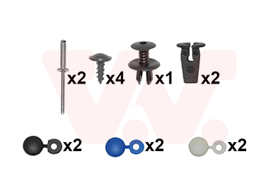 Bumper montageset – VAN WEZEL – 5829793