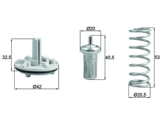 Mahle Original TX 183 80D Thermostaat