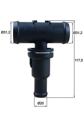 Mahle Original TH 53 75 Thermostaat