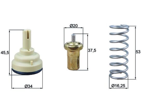 Mahle Original TX 181 105D Thermostaat