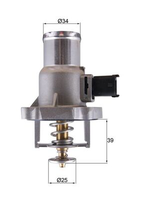 Mahle Original TM 55 105 Thermostaat