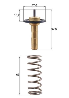 Mahle Original TX 311 90D Thermostaat