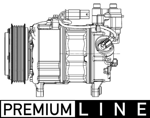 Mahle Original ACP 599 000P Airco compressor