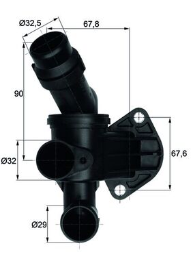 Mahle Original TI 7 87 Thermostaat