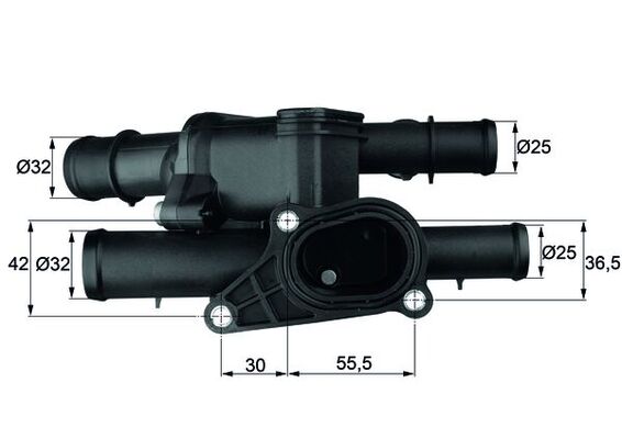 Mahle Original TM 2 105 Thermostaat