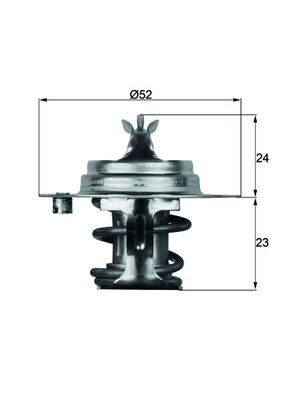 Mahle Original TX 7 88D S Thermostaat