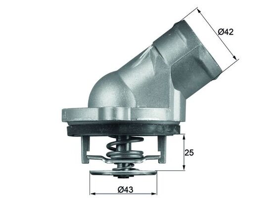 Mahle Original TI 45 87D Thermostaat