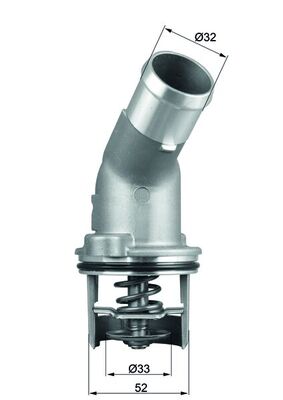 Mahle Original TI 205 92D Thermostaat