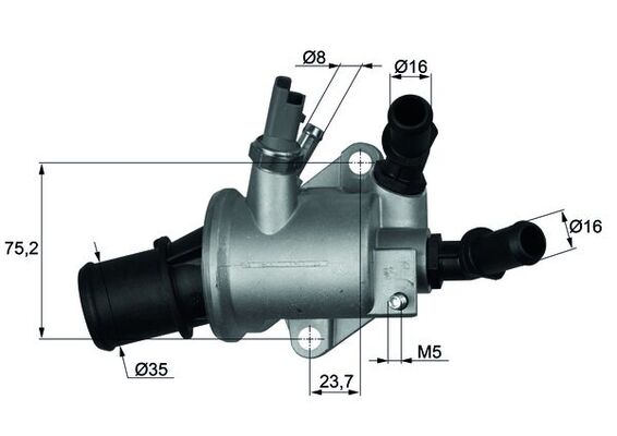 Mahle Original TI 143 88 Thermostaat