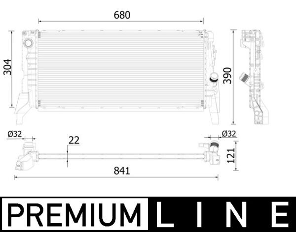 Mahle Original CR 2306 000P Radiateur