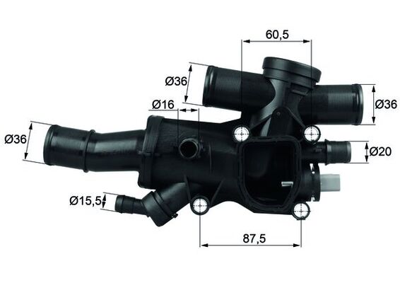 Mahle Original TH 44 83 Thermostaat