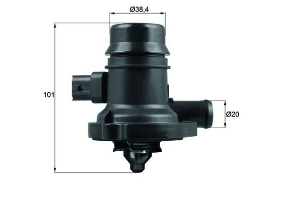 Mahle Original TM 36 103 Thermostaat