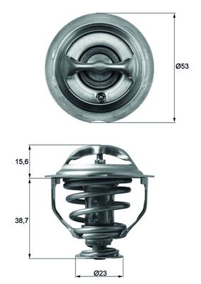Mahle Original TX 117 95D Thermostaat